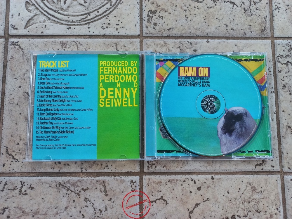 Audio CD: VA Ram On (2021) Tribute To Paul & Linda McCartney's Ram