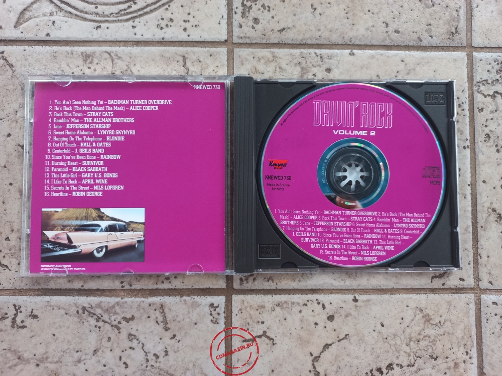 Audio CD: VA Drivin' Rock (1993) Volume 2