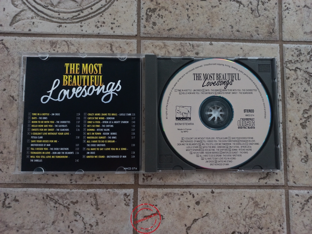 Audio CD: VA The Most Beautiful Lovesongs (1990) Same