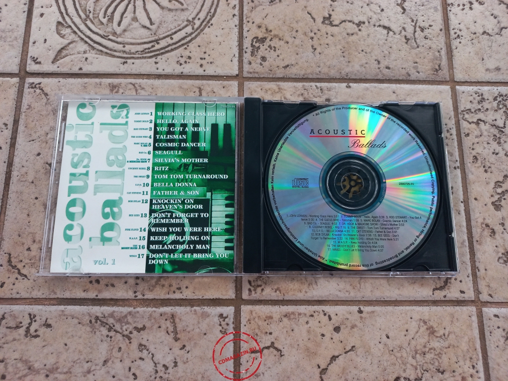 Audio CD: VA Acoustic Ballads (2000) Vol. 1