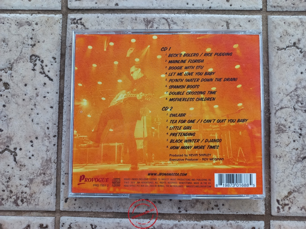 Audio CD: Joe Bonamassa (2018) British Blues Explosion Live