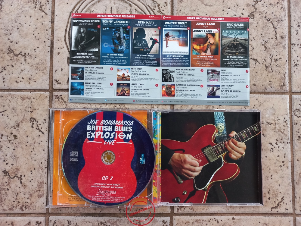 Audio CD: Joe Bonamassa (2018) British Blues Explosion Live