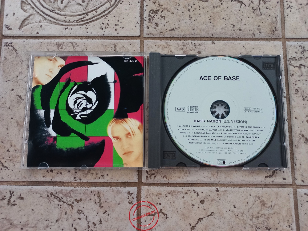 Audio CD: Ace Of Base (1993) Happy Nation (U.S. Version)