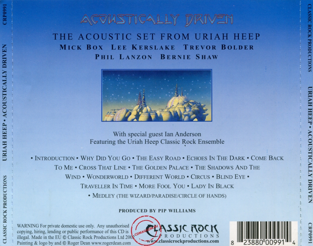 Audio CD: Uriah Heep (2001) Acoustically Driven