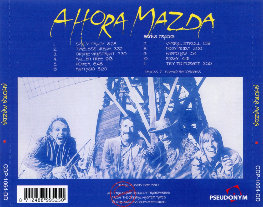 Audio CD: Ahora Mazda (1970) Ahora Mazda