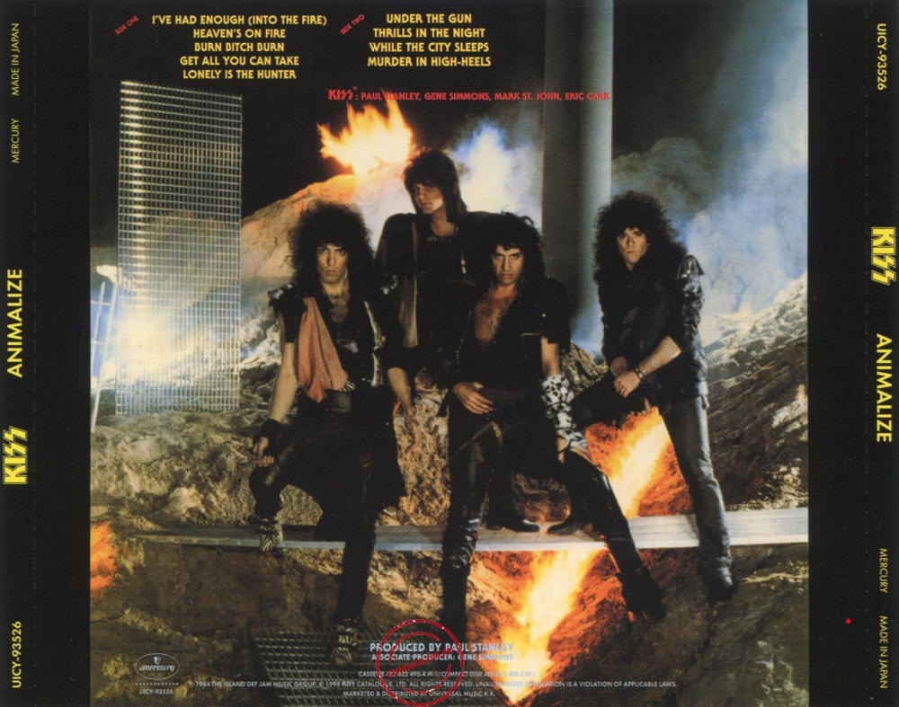 Audio CD: Kiss (1984) Animalize