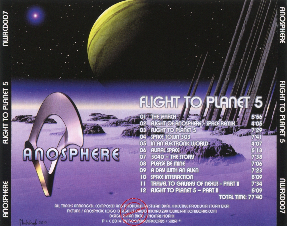Audio CD: Anosphere (2014) Flight To Planet 5 Audio CD: Anosphere (2014) Flight To Planet 5