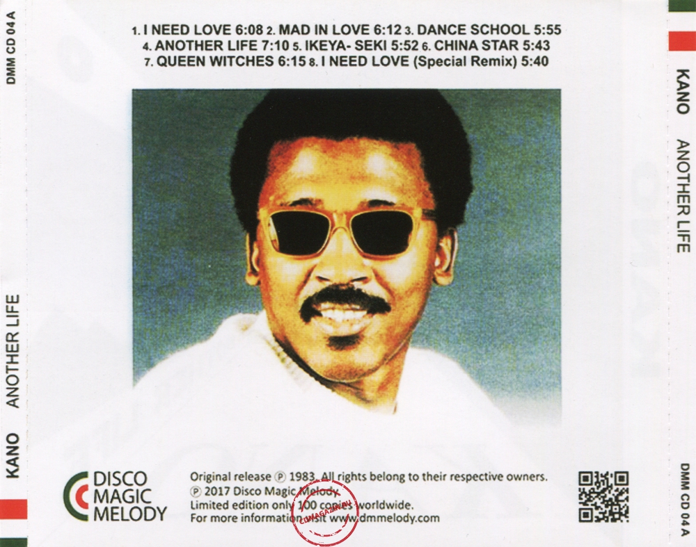 Audio CD: Kano (1983) Another Life