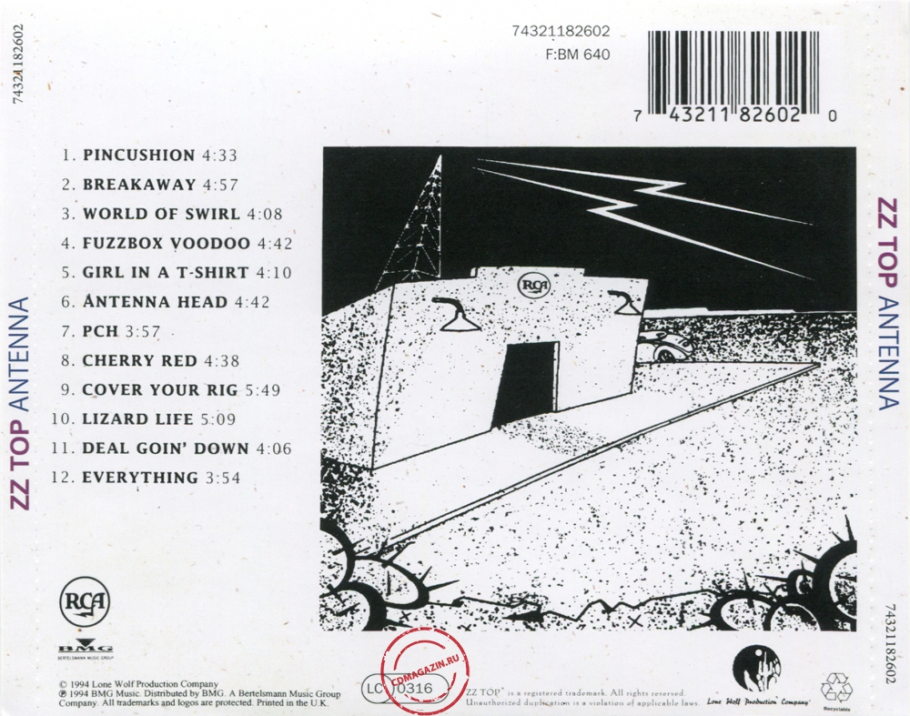 Audio CD: ZZ Top (1993) Antenna