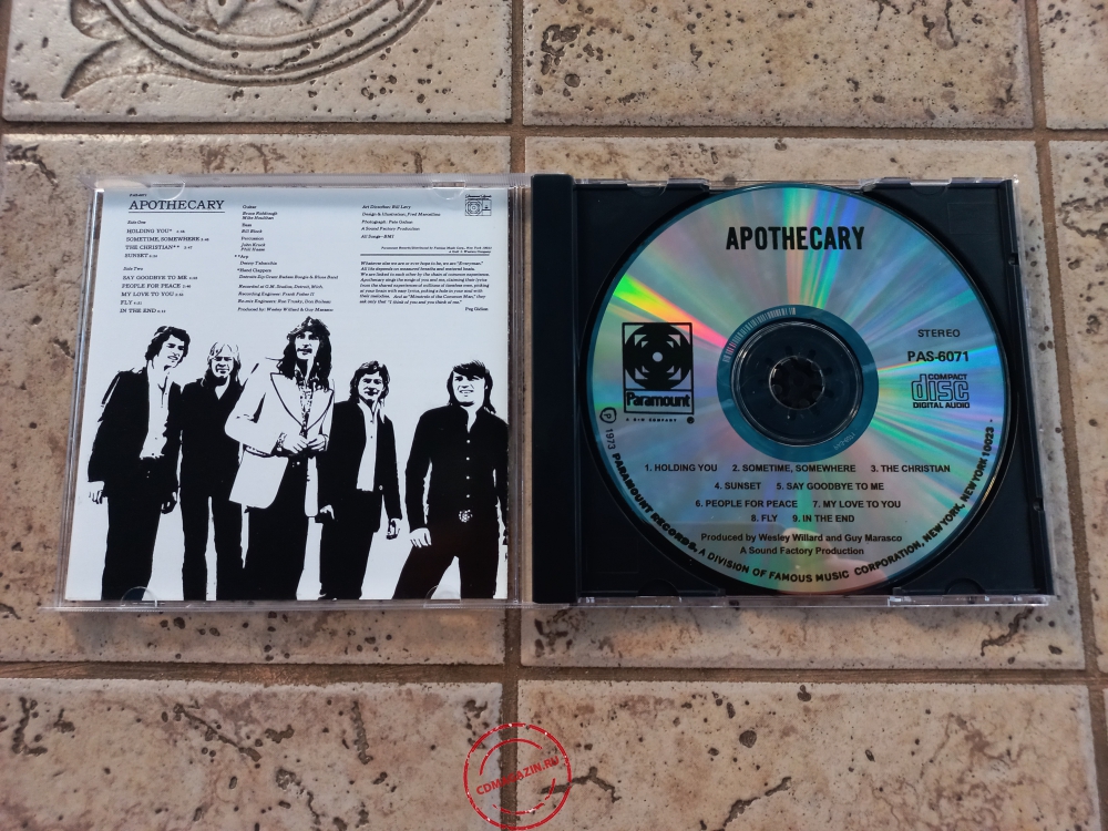 Audio CD: Apothecary (1973) Apothecary