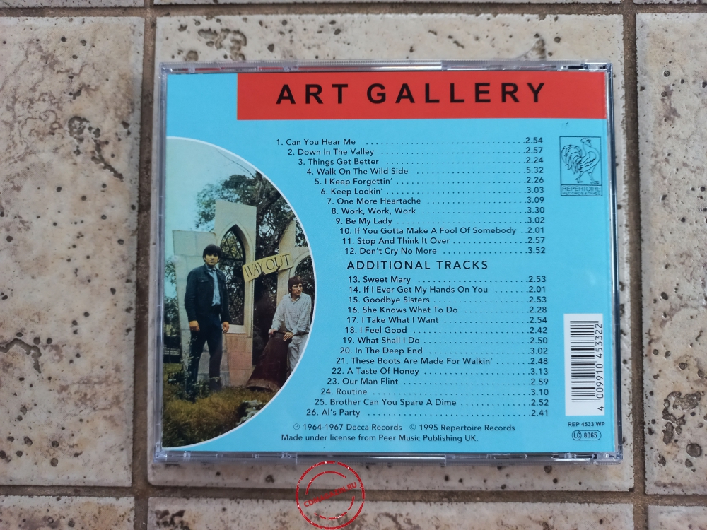 Audio CD: Artwoods (1966) Art Gallery