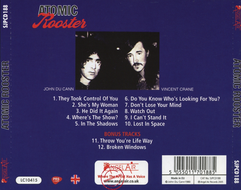Audio CD: Atomic Rooster (1980) Atomic Rooster Audio CD: Atomic Rooster (1980) Atomic Rooster