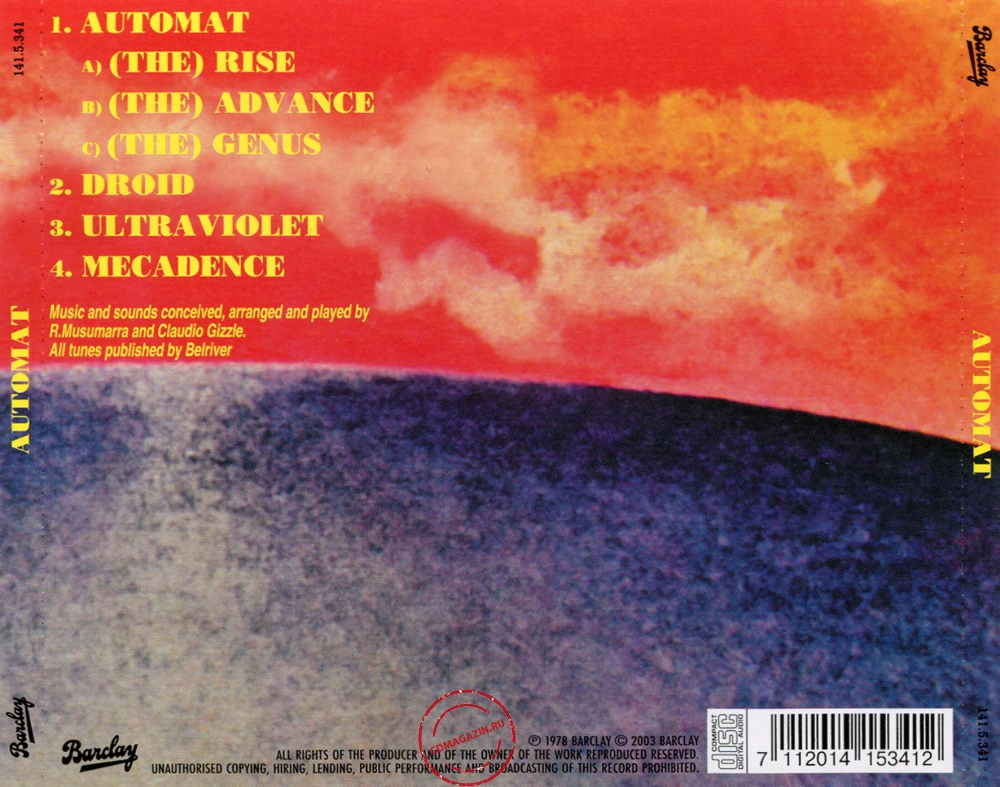 Audio CD: Automat (1978) Automat