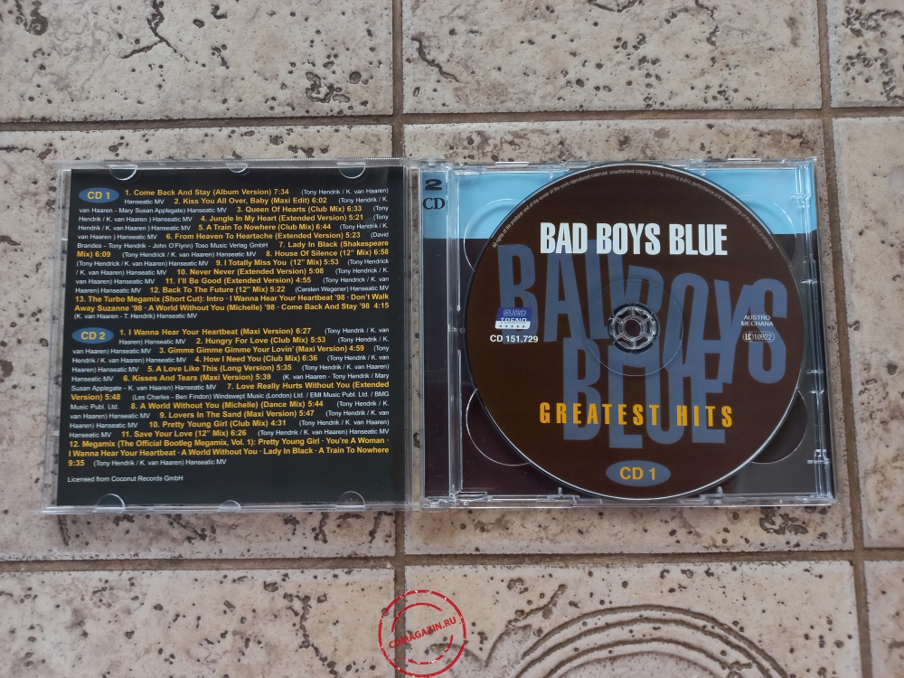 Audio CD: Bad Boys Blue (2005) Greatest Hits