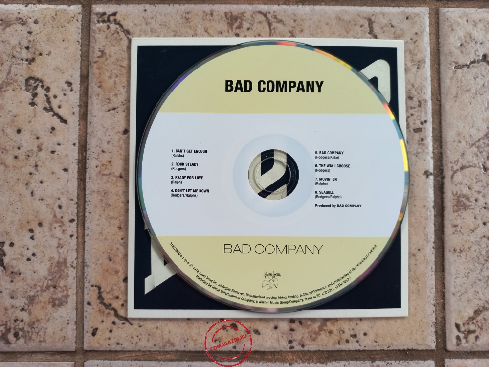 Audio CD: Bad Company (3) (2014) Original Album Series