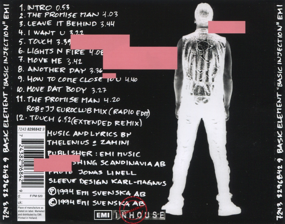 Audio CD: Basic Element (1994) Basic Injection Audio CD: Basic Element (1994) Basic Injection