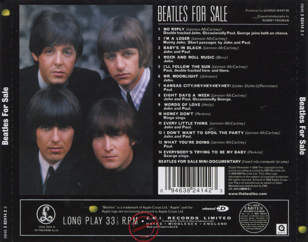 Audio CD: Beatles (1964) Beatles For Sale