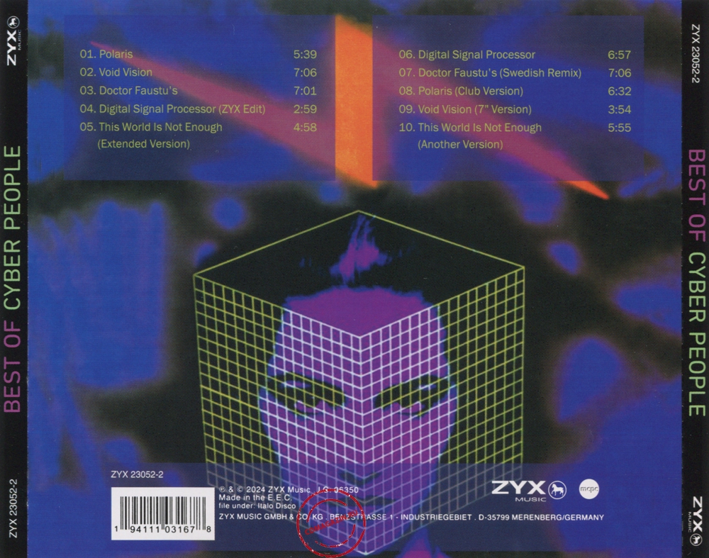 Audio CD: Cyber People (2024) Best Of Cyber People