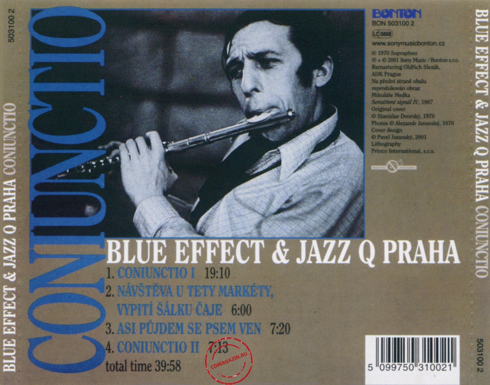 Audio CD: Modry Efekt (Blue Effect) (1970) Coniunctio