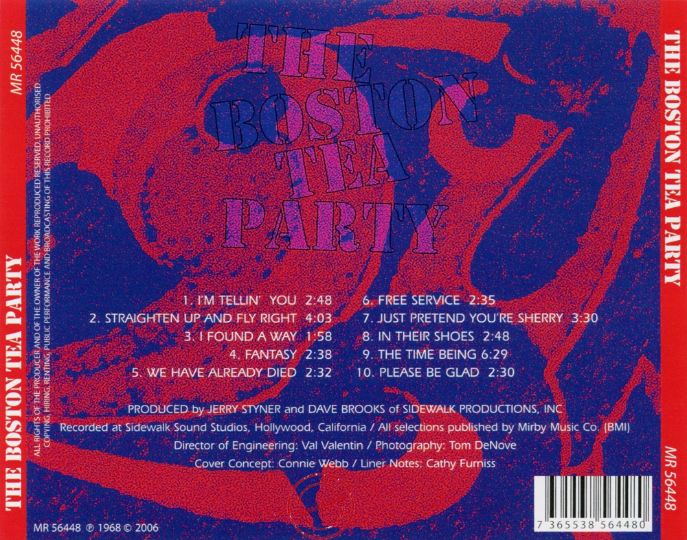 Audio CD: Boston Tea Party (1968) The Boston Tea Party