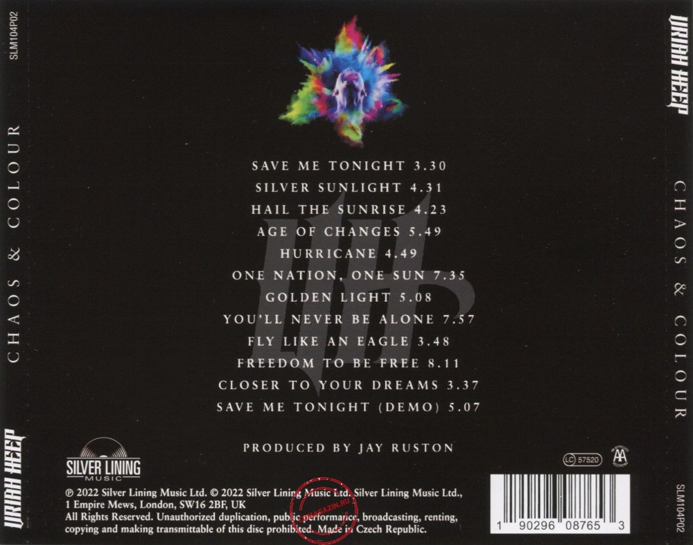 Audio CD: Uriah Heep (2023) Chaos & Colour