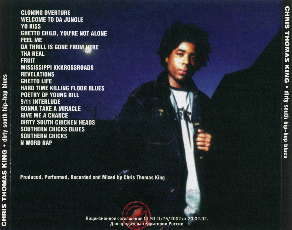 Audio CD: Chris Thomas King (2002) Dirty South Hip-Hop Blues