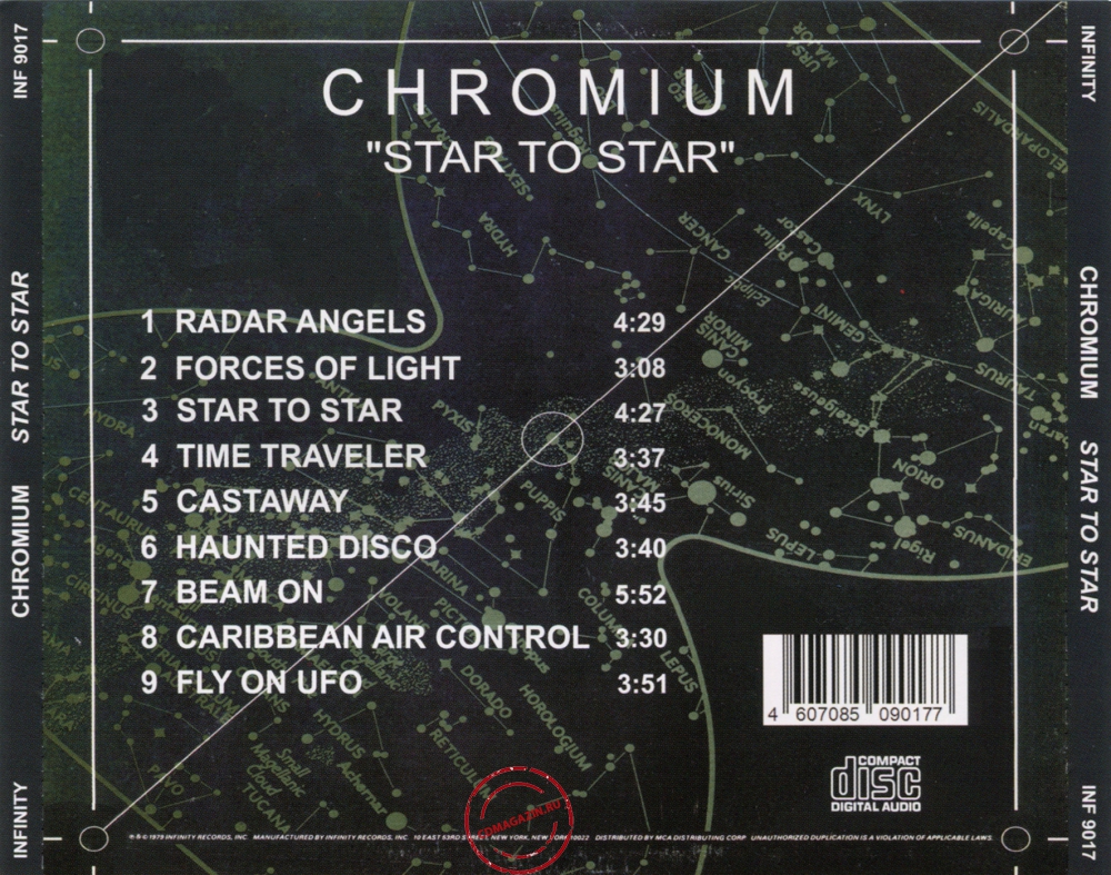 Audio CD: Chromium (3) (1979) Star To Star Audio CD: Chromium (3) (1979) Star To Star