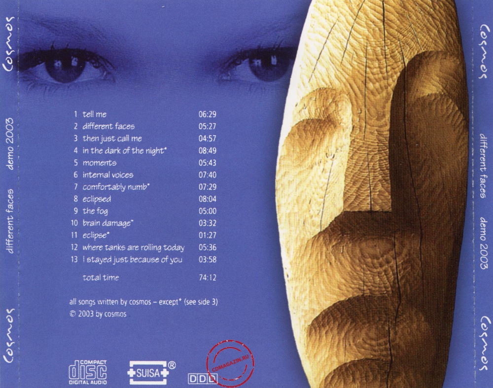 Audio CD: Cosmos (20) (2003) Different Faces Audio CD: Cosmos (20) (2003) Different Faces