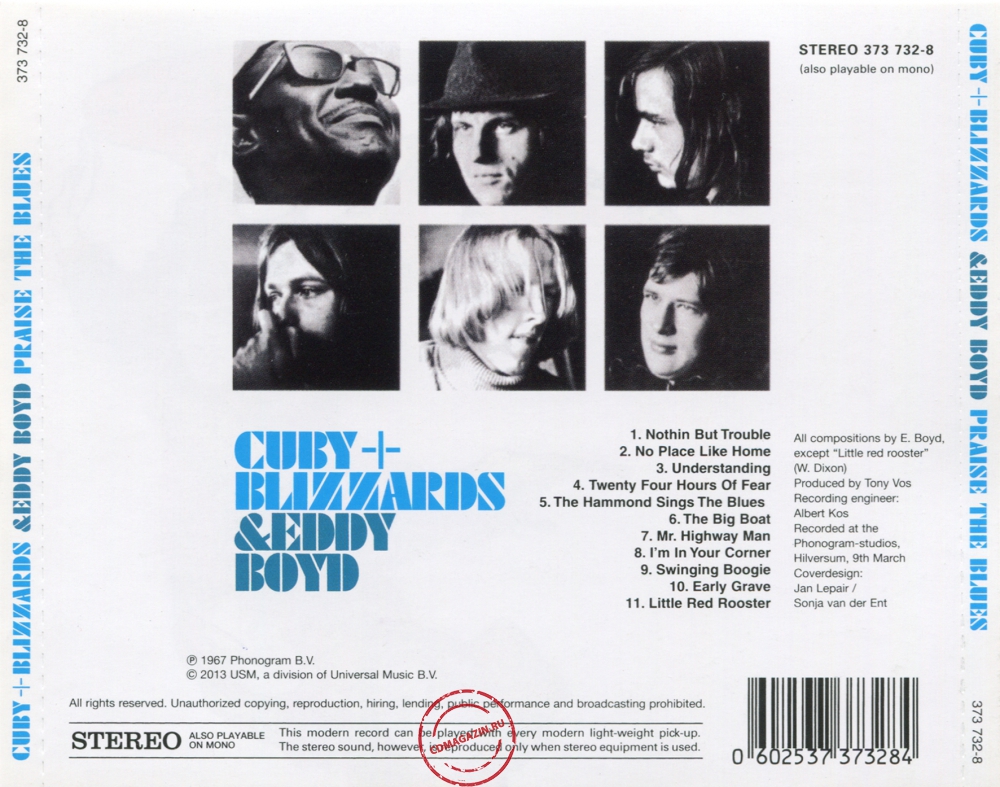 Audio CD: Cuby + Blizzards (1967) Praise The Blues