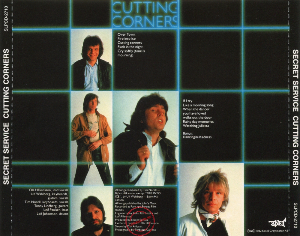 Audio CD: Secret Service (1982) Cutting Corners