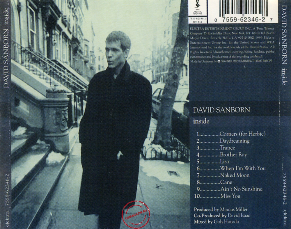 Audio CD: David Sanborn (1999) Inside