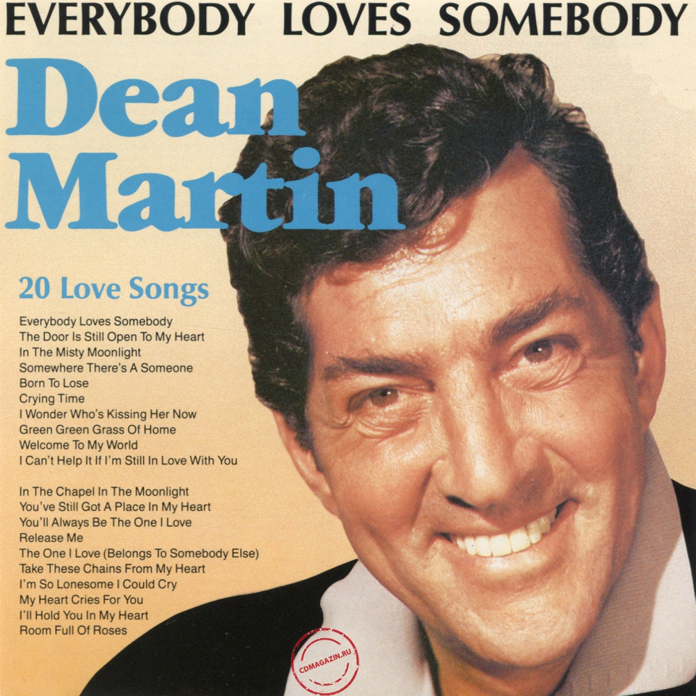 Audio CD: Dean Martin (1986) Everybody Loves Somebody ● 20 Love Songs