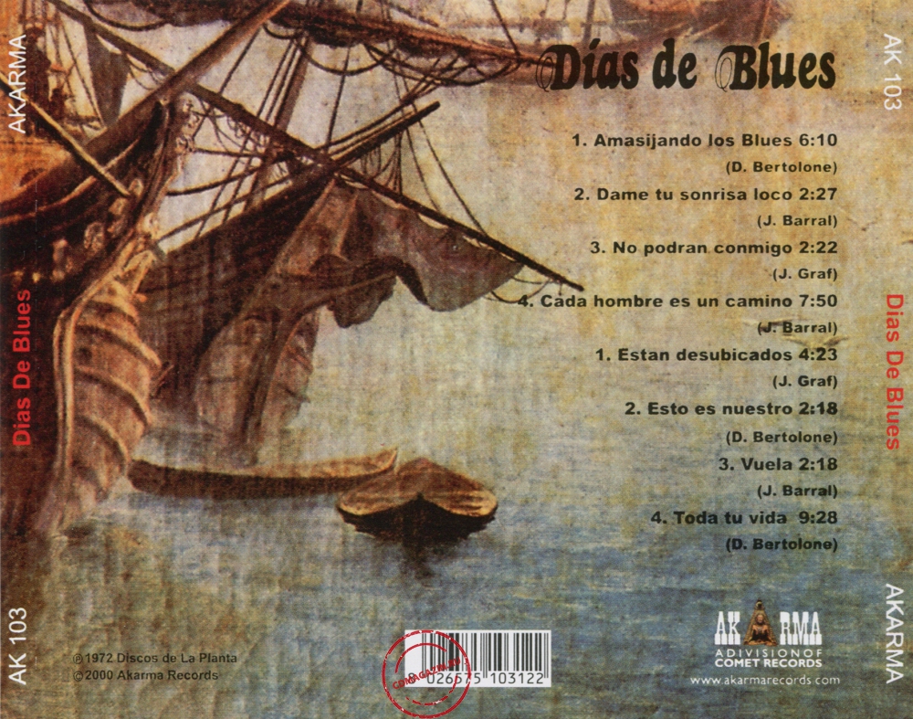 Audio CD: Dias De Blues (1972) Dias De Blues Audio CD: Dias De Blues (1972) Dias De Blues