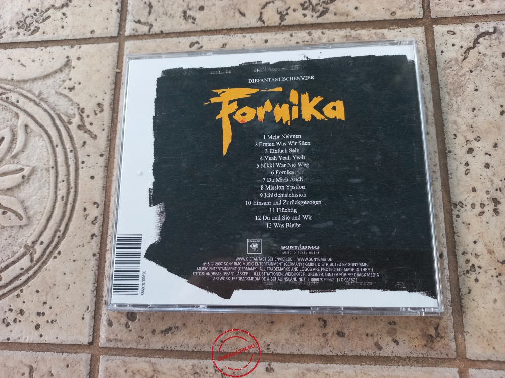 Audio CD: Die Fantastischen Vier (2007) Fornika