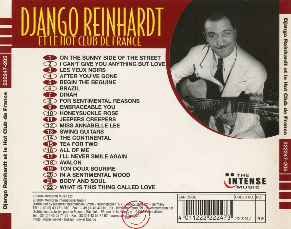 Audio CD: Django Reinhardt (2004) Et Le Hot Club De France
