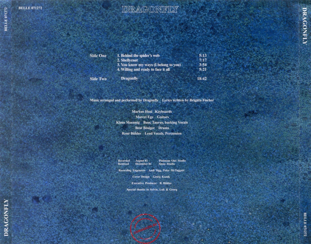 Audio CD: Dragonfly (7) (1981) Dragonfly Audio CD: Dragonfly (7) (1981) Dragonfly