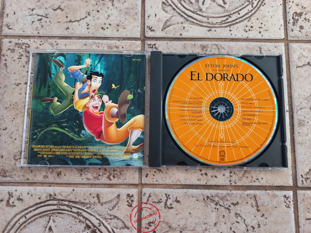Audio CD: Elton John (2000) The Road To El Dorado OST