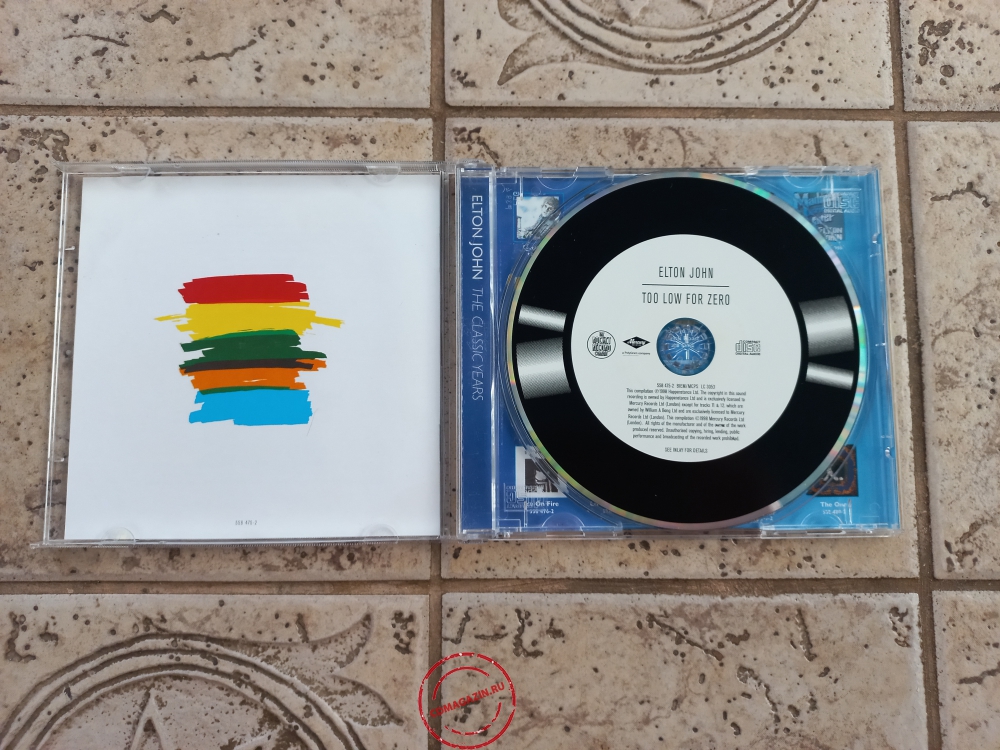 Audio CD: Elton John (1983) Too Low For Zero