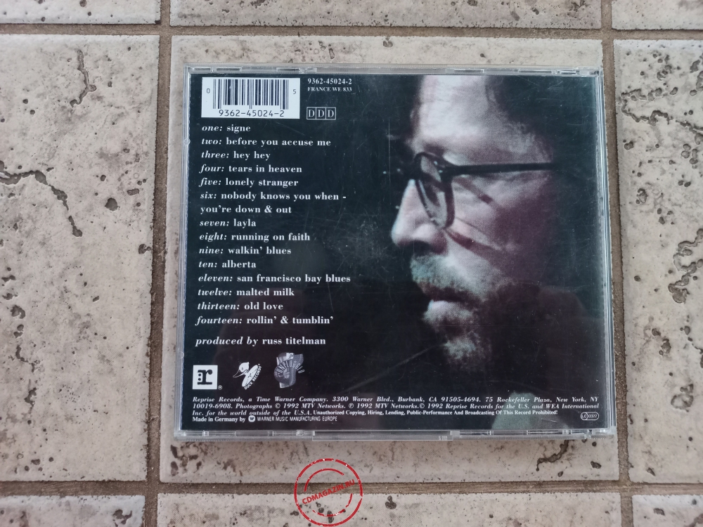 Audio CD: Eric Clapton (1992) Unplugged