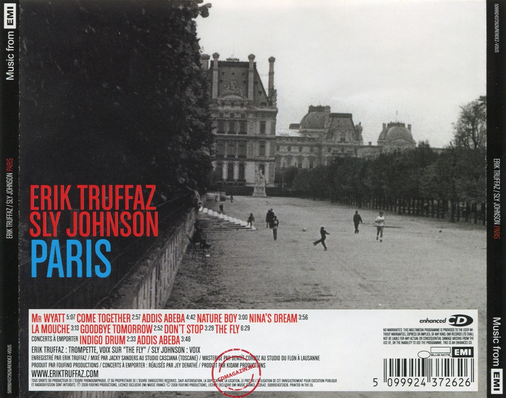 Audio CD: Erik Truffaz (2008) Paris