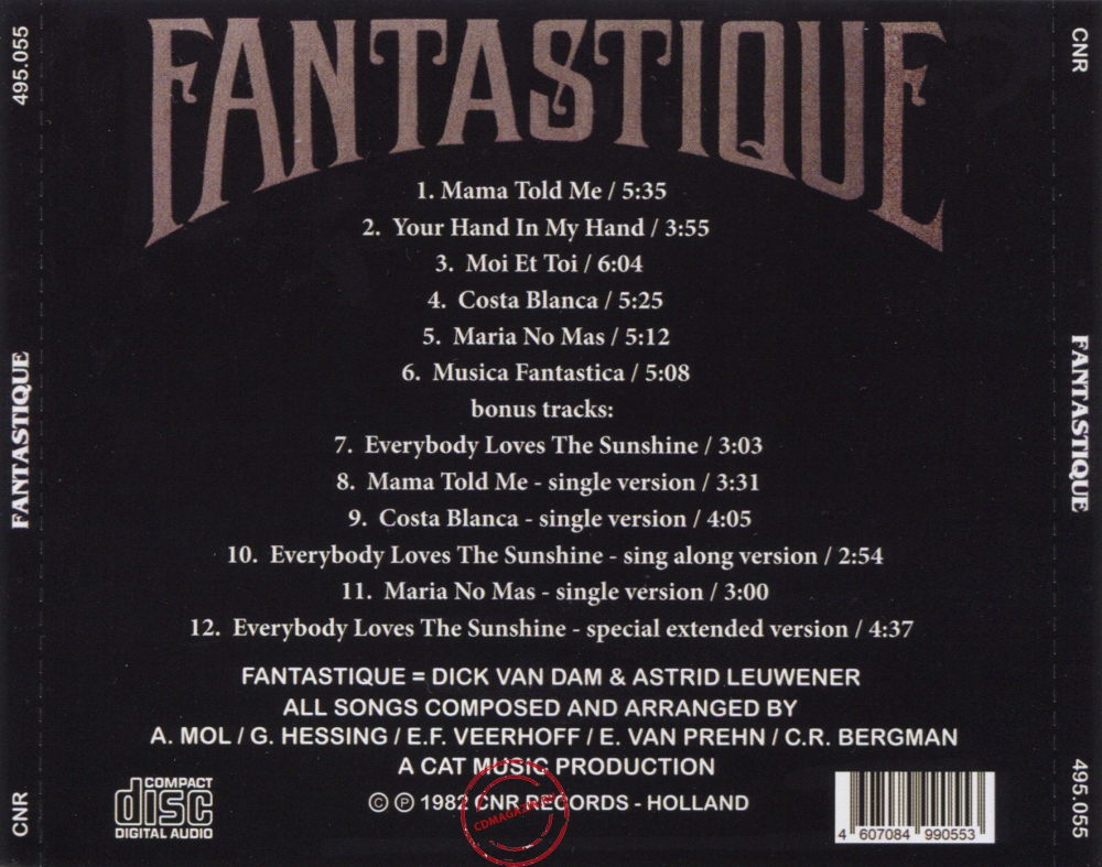 Audio CD: Fantastique (1982) Fantastique