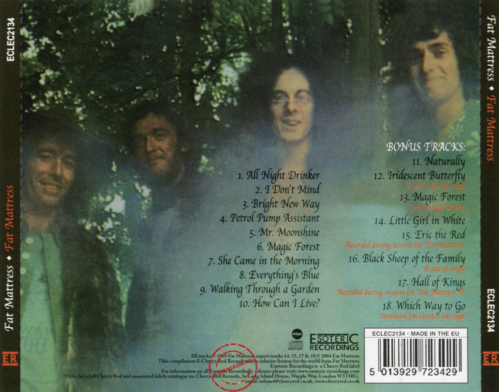 Audio CD: Fat Mattress (1969) Fat Mattress