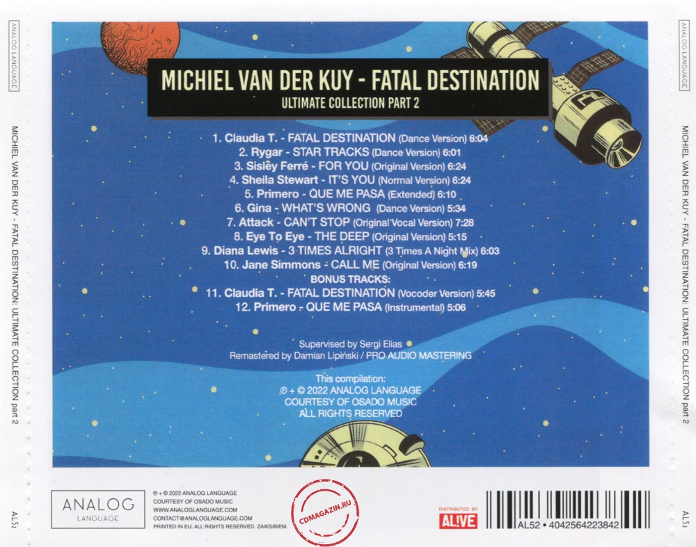 Audio CD: Michiel Van Der Kuy (2022) Fatal Destination (Ultimate Collection Part 2)