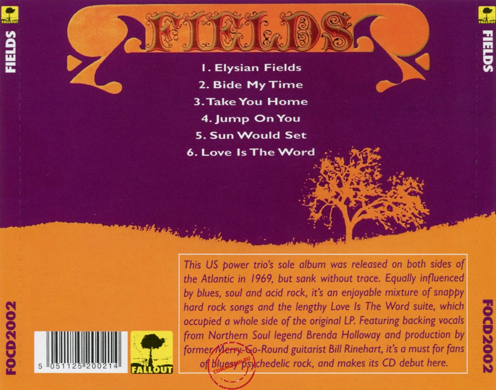 Audio CD: Fields (5) (1969) Fields Audio CD: Fields (5) (1969) Fields