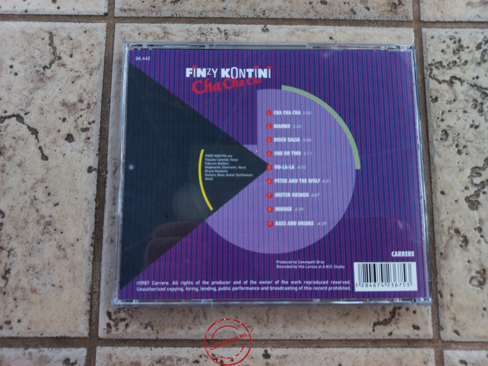 Audio CD: Finzy Kontini (1987) Cha Cha Cha
