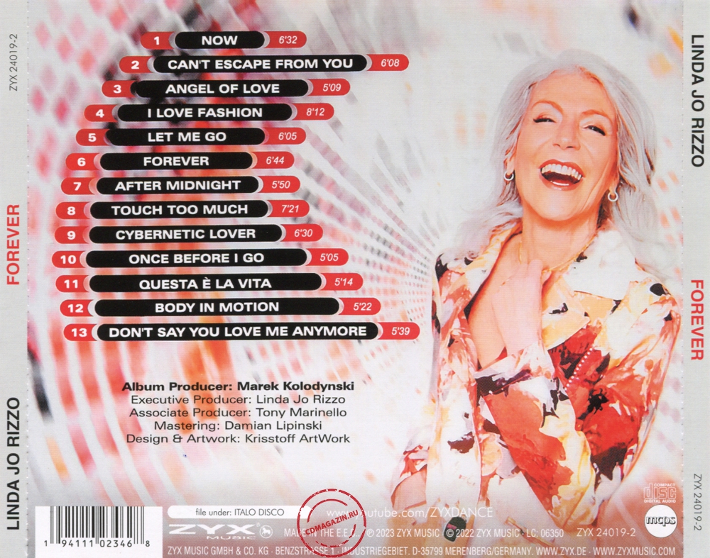 Audio CD: Linda Jo Rizzo (2023) Forever
