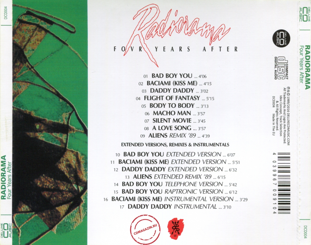 Audio CD: Radiorama (1989) Four Years After