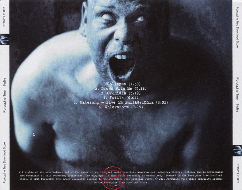 Audio CD: Porcupine Tree (2003) Futile Audio CD: Porcupine Tree (2003) Futile