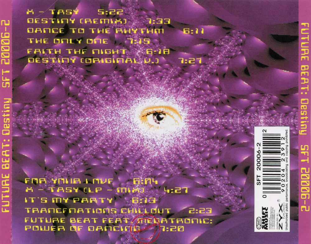 Audio CD: Future Beat (1994) Destiny