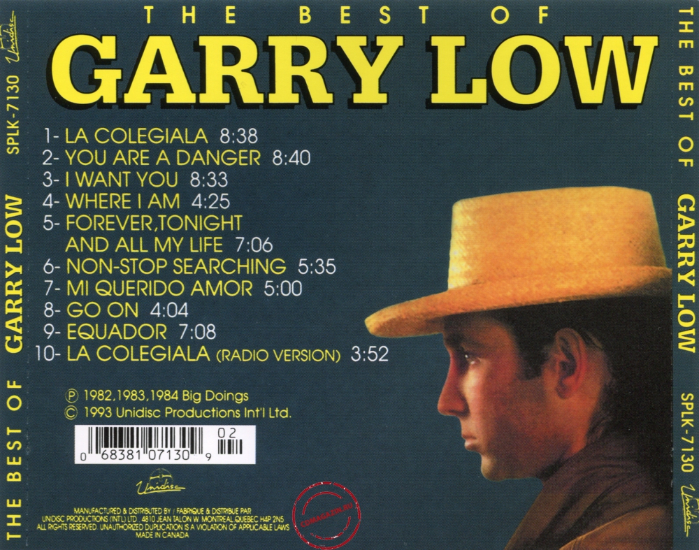 Audio CD: Gary Low (1993) Garry Low The Best Of Audio CD: Gary Low (1993) Garry Low The Best Of